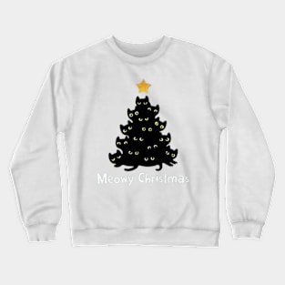 Meowy Christmas Crewneck Sweatshirt